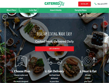Tablet Screenshot of cateredfit.com